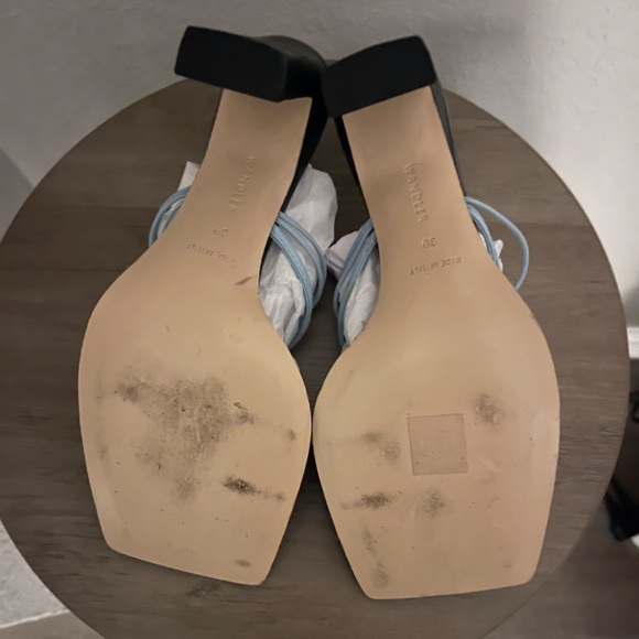 Wandler Light Blue Joanna Mules - Picture 11 of 16